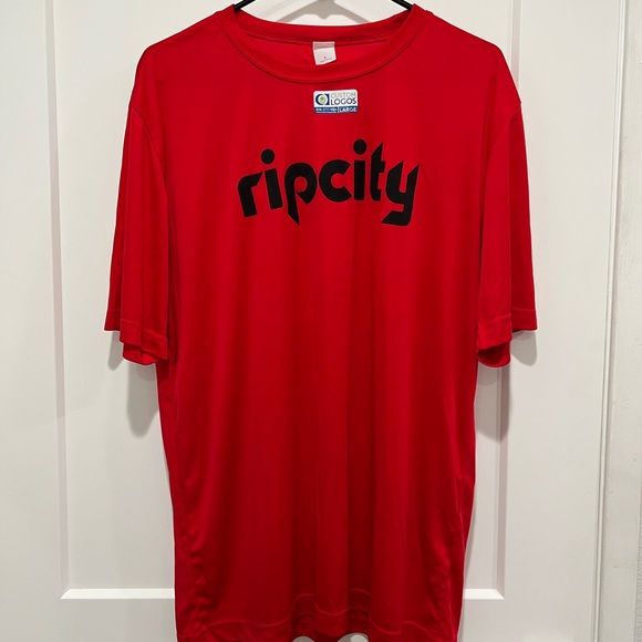 NBA Portland Trailblazers Warmup T-shirt - Picture 1 of 3